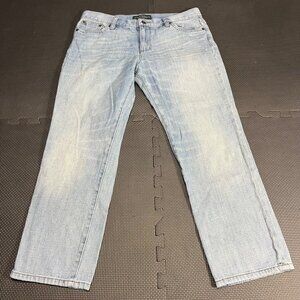 Lauren Ralph Lauren Petite Light Wash Denim Jeans 8P Straight Leg 100% Cotton Ca